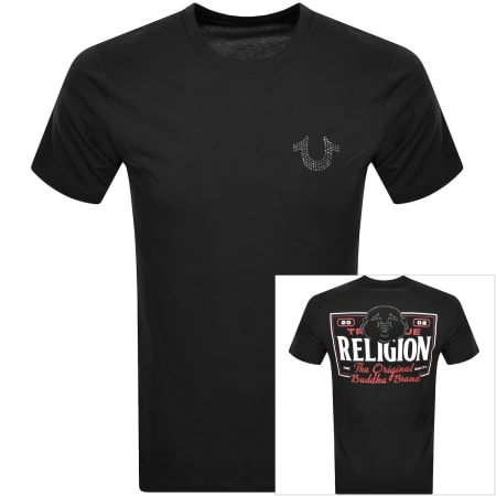 Tシャツ・カットソー True Religion Hustle T-shirt Black 45e0ea00d5ed19ec06c7f54a15971f
